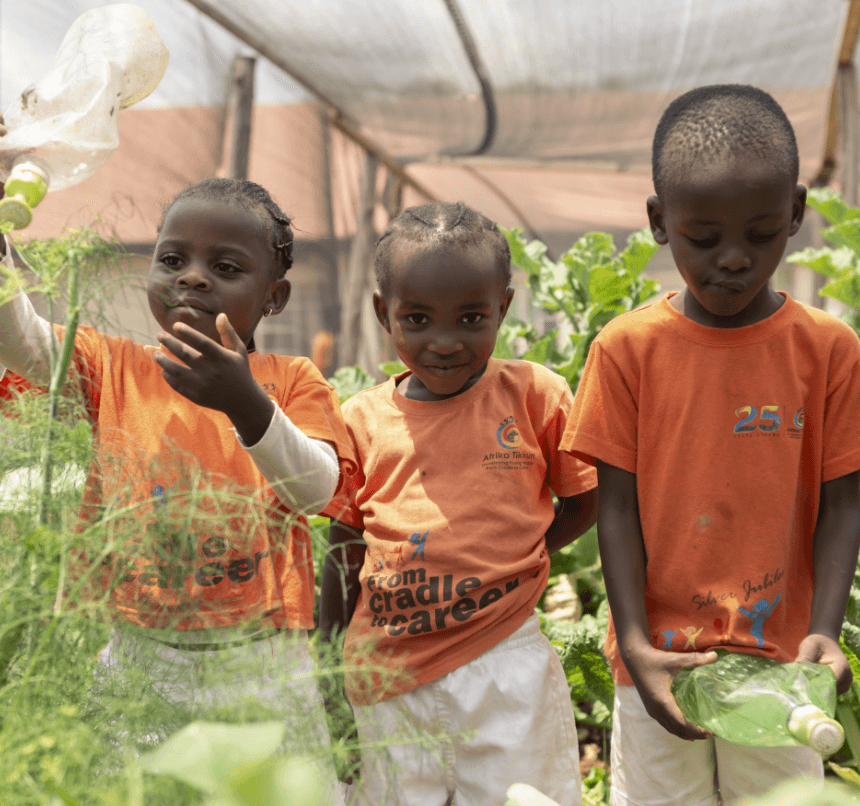 Afrika Tikkun Agripreneurship Programme participants at work