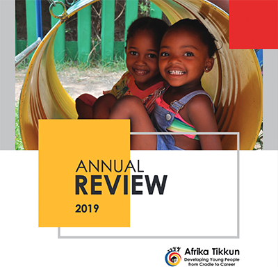 Cover of the Afrika Tikkun Annual Review 2019