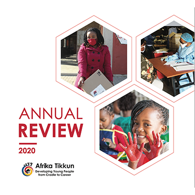 Cover of the Afrika Tikkun Annual Review 2020